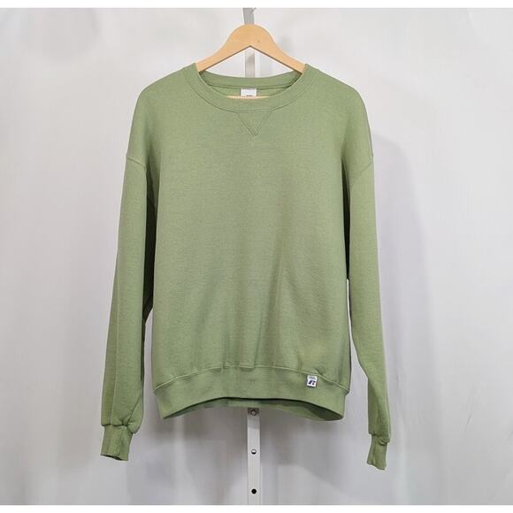 Russell Athletic Other - Vintage Y2K Russell Athletic Sweatshirt Green Pullover Men's Size L Flaws